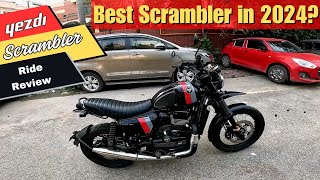 2024 Yezdi Scrambler Ride review  Best scrambler [upl. by Seidule]