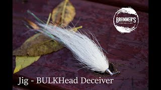 Fly Tying Beginner Predator Flies  Part 3 Jig BULKHead Deceiver [upl. by Jeb]