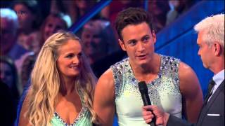 Dancing On Ice 2014 R1  Skate Off Results Gary Vs Sam [upl. by Enahsal]