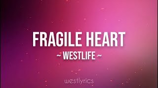 Westlife  Fragile heart Lyrics Video [upl. by Latif]