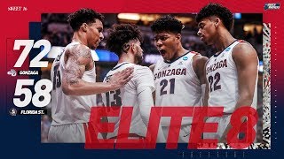 Gonzaga vs Florida State Sweet 16 NCAA tournament extended highlights [upl. by Lolita]