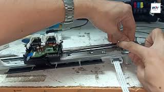 HOW TO CHANGE A PCA CARRIAGE BELT ON THE PRINTER  HP PRINTER SERIES [upl. by Ardiedak]