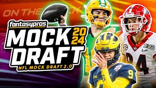 2024 NFL Full TwoRound Mock Draft For Every Team THE DRAFT IS SET [upl. by Vaughn751]