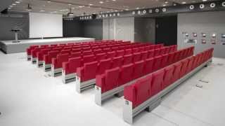 Fixed seats and mobile seating systems for public spaces [upl. by Dolphin]