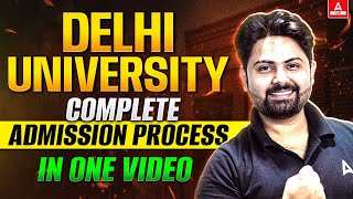 Delhi University Admission Process Through CUET 2025 Exam  Complete Explanation Stepwise Must Watch [upl. by Attiuqahs]