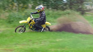 Suzuki RM80cc 2Stroke  Water Pump Fix  First Test Ride Raw [upl. by Viddah]