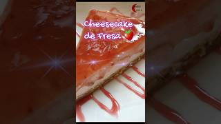 Cheesecake de Fresa 🍓 cheese cheesecake recetasdepostres [upl. by Bushweller]