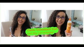 Cantu Cantu Comeback Curl Next Day Curl Revitalizer  Talk thru [upl. by Weston]