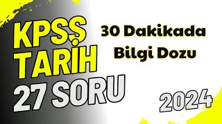 57 Abartmıyorum En Güzel Denemelerden Biri Olabilir  KPSS Tarih Deneme Sınavı  KPSS 2024 [upl. by Itsuj]