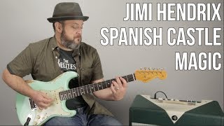 Jimi Hendrix Spanish Castle Magic Guitar Lesson  Tutorial [upl. by Linder]