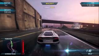 Need for Speed Most Wanted  Bugatti Veyron Super Sport  Race and Takedown NFS001 [upl. by Stace]