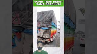 SOPIR TRUK DEBAT SAMA BEACUKAI tni polisi feed shorts [upl. by Huda]