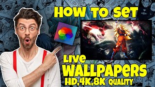 How to set live wallpapers on computerPC in Hindi [upl. by Molli374]