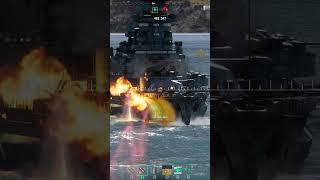 battleship YAMATO vs BUNGO worldofwarships [upl. by Maurreen349]