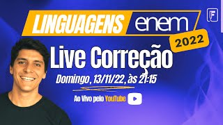 ENEM 2022  Correção Ao Vivo de LINGUAGENS domingo 21h15 [upl. by Nekal]