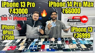 Biggest iPhone Sale Ever 🔥 Cheapest iPhone Market  Second Hand Mobile  iPhone15 Pro iPhone 14 [upl. by Assetal]