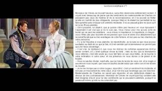 La Princesse de Clèves  dialogue entre le Prince et Mademoiselle de Chartres [upl. by Yulma353]