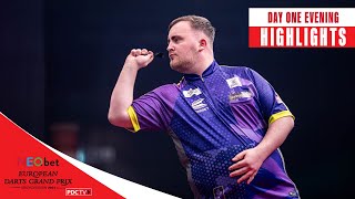 STATEMENT IN SINDELFINGEN  Day One Evening Highlights  2024 European Darts Grand Prix [upl. by Krystin]