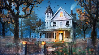 Haunted House Halloween Ambience  3 Hours of Relaxing Spooky Sounds and White Noise [upl. by Emmet104]