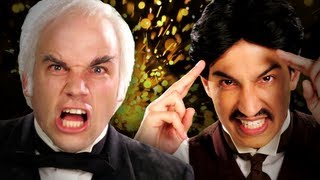 Nikola Tesla vs Thomas Edison Epic Rap Battles of History [upl. by Marcile945]