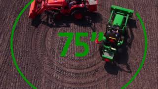 Deere VS Kubota Turning Radius [upl. by Dorice]