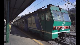 Italy Naples train ride from Leopardi to Campi Flegrei [upl. by Elletnohs962]