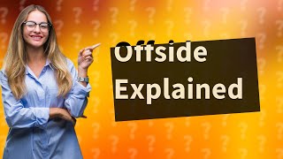 How do you explain offside to a woman [upl. by Nylhtac]