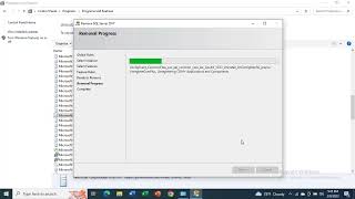 how to uninstall sql server 2017 in windows 10 [upl. by Nnaik]