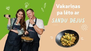 Vakariņas PA LĒTO  Radio personība Sanda Dejus gatavo mūsdienīgus skolas ēdnīcas makaronus ar gaļu [upl. by Uhn]