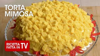 TORTA MIMOSA di Benedetta Rossi  Ricetta TV Fatto in Casa per Voi [upl. by Timmi]