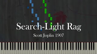 S Joplin  Searchlight Rag Piano Tutorial [upl. by Rehpotsyrk]