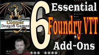 6 Essential AddOn Modules for Foundry Virtual Tabletop Foundry VTT Version 77 [upl. by Verger]