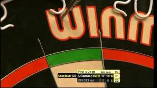 Darts Ladies World Championship 2014 Quarter Finals Sherrock vs Erades [upl. by Adniral722]