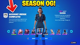 HOW TO MERGE FORTNITE ACCOUNTS Season OG [upl. by Nysila]