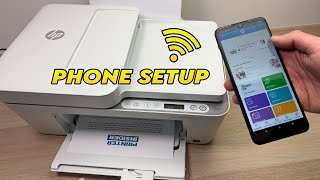 HP Deskjet 4155e Printer Setup to a Phone  Android amp iPhone [upl. by Alley]