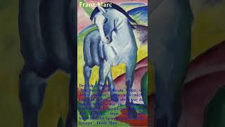 Franz Marc einer der bedeutendsten Maler des deutschen Expressionismus quotDer blaue Reiterquot [upl. by Leemaj]