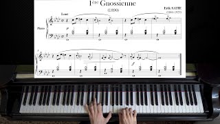 Erik Satie  Gnossienne No1  Piano Tutorial [upl. by Regan]