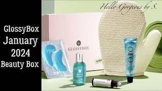 Spoilers GlossyBox Beauty Box January 2024 FullReveal [upl. by Jacoba]