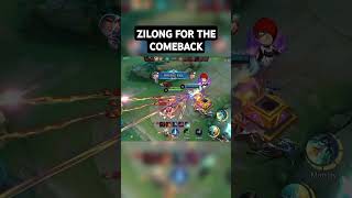 ZILONG MAKES THE ENEMIES SURRENDER mobilelegends highlights mlbb moba gaming mlbbcreatorcamp [upl. by Vernier]