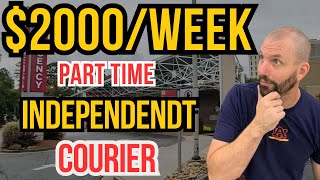 2000 Per Week As A Part Time Medical Courier Independent Contractor [upl. by Ymerrej559]