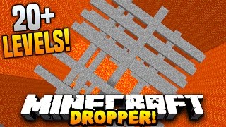 Minecraft LAVA DROPPER 20 Levels of Death wPrestonPlayz amp MrWoofless [upl. by Htebzil]