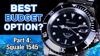 Squale 1545 20 Atmos Classic Best Affordable Rolex SubStyle Option Part 4 of a 5 Watch Comparison [upl. by Alver972]