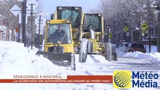 Le déneigement à Montréal [upl. by Rubliw82]