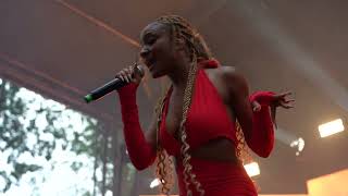 AYRA STARR  BLOODY SAMARITAN  LIVE MUSIC  FESTIVAL LE CABARET VERT [upl. by Jelks]