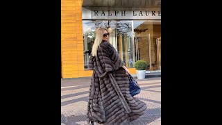 BARGUZIN SABLE FUR COAT AND CROCODILE BAG WHAT IS BETTER [upl. by Aiekal]