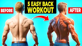 Top 5 Back Workouts For A Strong And Balanced Body  Easy Workout For Beginners [upl. by Mizuki879]