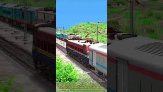 Crossing Express Train  Train Simulator  Rail Road Games Shorts shorts shortsfeed [upl. by Barcot943]