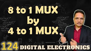 8 to 1 Multiplexer Using 4 to 1 Multiplexer Two Different Methods of Design [upl. by Brody]