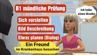 Prüfung B1  sich vorstellen Bild beschreiben und gemeinsam etwas planen Dialog [upl. by Adner]