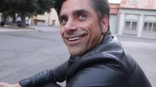 DAVID DOBRIK AND JOHN STAMOS VISIT FULL HOUSE 2018 [upl. by Llevad]